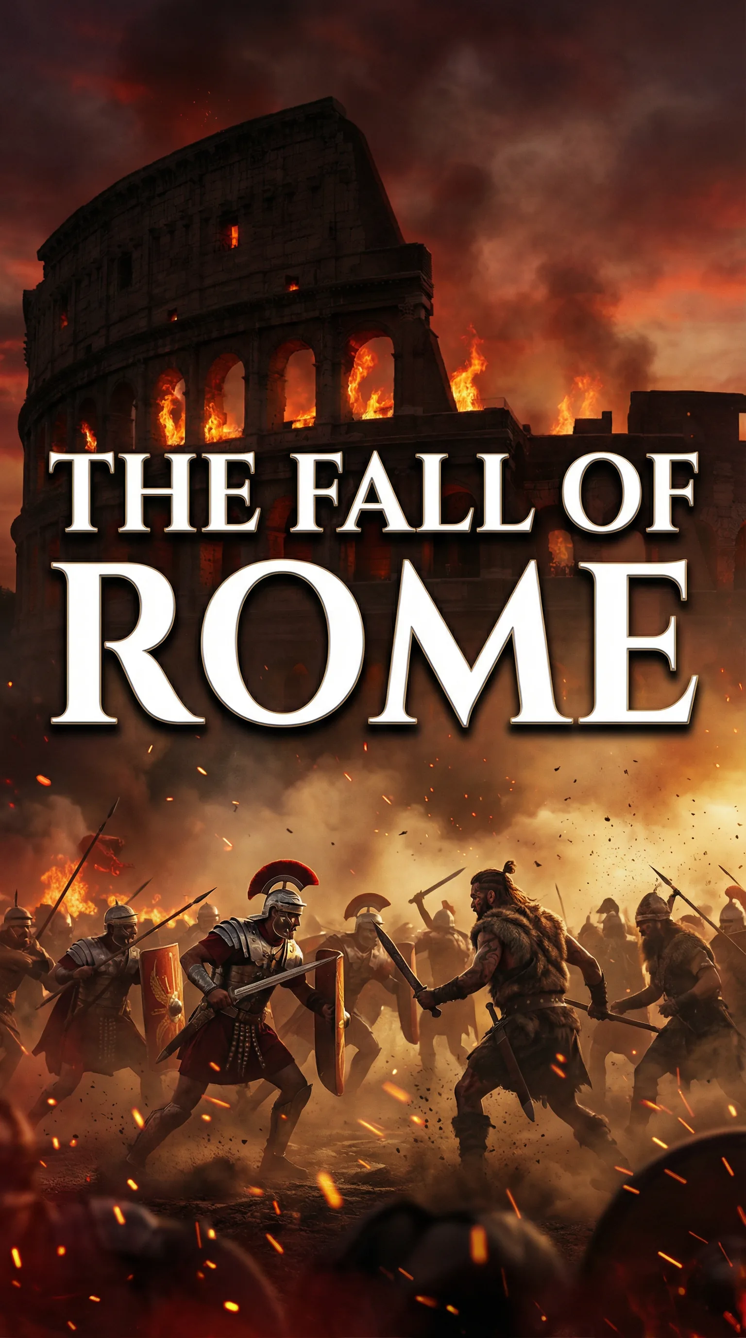 Historical Rome-themed TikTok illustration